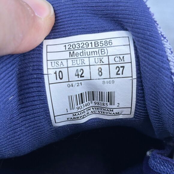 Brooks Adrenaline GTS 21 Shoes Purple White Mesh Running Sneaker Size 10‎ - Picture 8 of 10